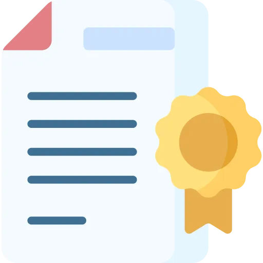 Con licencia y certificación